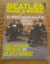 Beatles original magazine, &quot;The Beatles Make A Movie&quot; 1964 Beatlemania - £17.55 GBP
