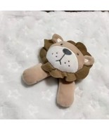 Lion-Themed Baby Security Blanket - White Plush With Brown Lion Head &amp; M... - $168.06 MXN