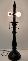 Tall Double 2-Bulb Table Top Lamp Pull Chain Light 32&quot; High - $39.59