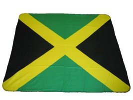 sup 50x60 Jamaica Flag Fleece Throw - £13.96 GBP