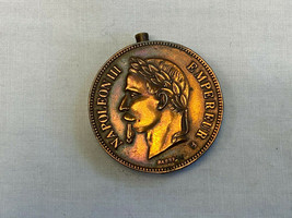 Napoleon III Empereur Coin Lighter 1870 &quot;5F&quot; - $29.95