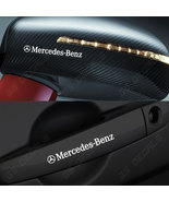 Mercedes Benz Logo Mirror Handle Decals Stickers Premium Quality 5 Color... - £8.76 GBP