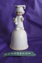 Precious Moments The Lord Bless You And Keep You Graduation Girl Bell 1981 - $21.77