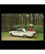 1962 Ford Fairlane 500 4-Door Sedan: Vintage Postcard; Original Dlr Prom... - $5.99