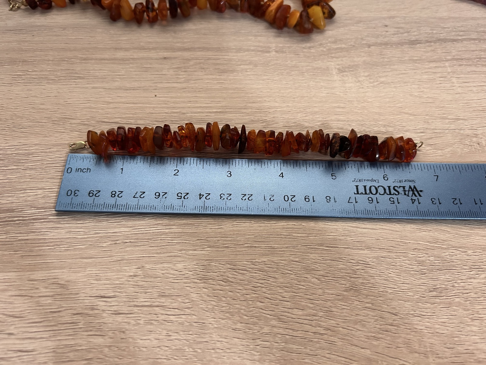 Vintage Authentic Amber Necklace and Bracelet Set - AS IS Item image 4