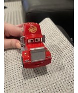 Disney Pixar Cars Mack Hauler Diecast Semi-Truck Lightning McQueen Rust-Eze - $10.00
