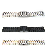 HEAVY Watch Strap Bracelet STAINLESS STEEL 18mm-30mm Band Deployment Cla... - £34.57 GBP