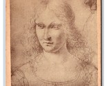 Leonardo Da Vinci Etching Etudes UNP DB Postcard P23 - £4.73 GBP