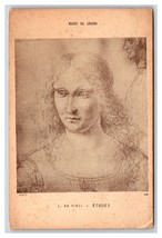 Leonardo Da Vinci Etching Etudes UNP DB Postcard P23 - £4.70 GBP
