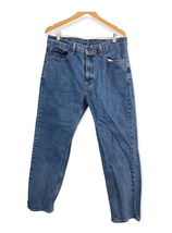 Levis 505 Straight Leg Regular Fit Medium Wash Denim Jeans 36x30 Men&#39;s - £19.84 GBP