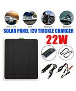22W Solar Panel Kit 12V Trickle Backup Battery Charger Maintainer Boat R... - $28.99