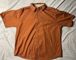 Carhartt Shirts Men’s Size XL Shirt Sleeve Button Down Burnt Orange - $15.00