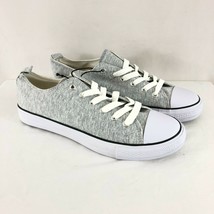 Twisted Womens Sneakers Low Top Lace Up Heathered Gray Size 10 - $19.24