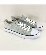 Twisted Womens Sneakers Low Top Lace Up Heathered Gray Size 10 - £15.02 GBP