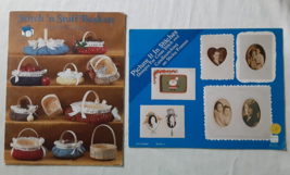 Cross Stitch &amp; Candlewicking Leaflets.  Lot of 2 for making Frames and B... - £1.57 GBP