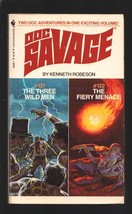 Doc Savage Paperback #121/122 1984-Bantam-Double edition-The Three Wild ... - £65.86 GBP