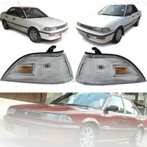 1 Pair Toyota Corolla E90 AE90 AE92 EE90 Sedan Corner Lights Turn Signal Lamp - £118.25 GBP