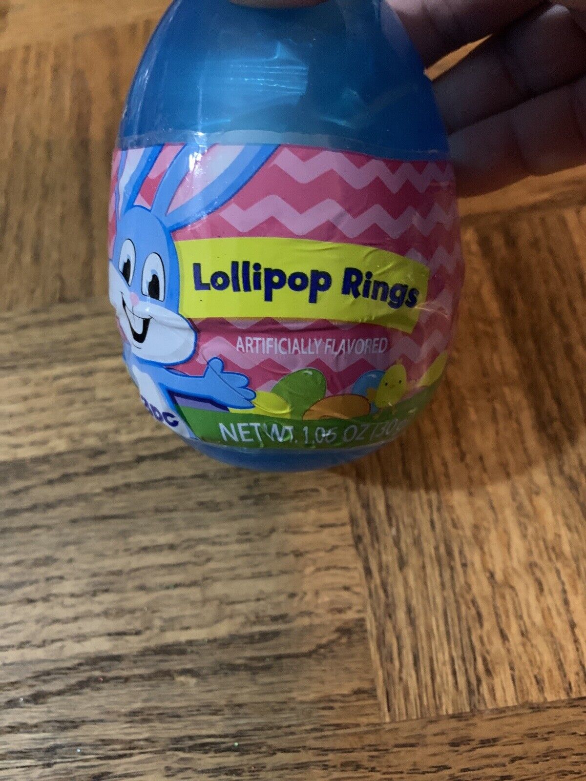 Lollipop Rings 3 Pieces In Blue Egg - $4.83