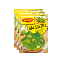 WINIARY instant Jello: GOOSEBERRY Fruit flavor PACK of 3 -EASY PREP-  FR... - $11.87