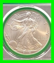 Flawless 2002 PCGS American Silver Eagle MS70 - Direct From Mint Sealed Box 1 oz - £249.14 GBP
