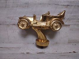 Vtg Die Cast Model T Trophy Topper Hood Ornament Gold Tone *No Steering Wheel* - £11.13 GBP