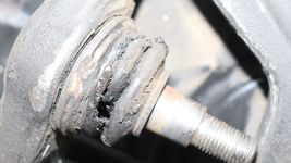 00-06 MERCEDES-BENZ W220 S430 RWD FRONT LEFT DRIVER SIDE KNUCKLE Q9562 image 9