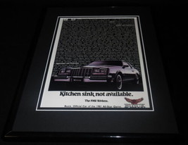 1981 Buick Riviera Framed 11x14 ORIGINAL Advertisement - $34.64