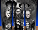 Horror AllStars - Michael - Jason - Freddy - Ghostface - Cup Mug Tumbler... - $19.75