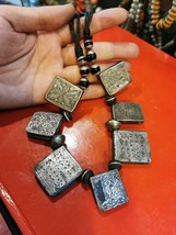 Berber Necklace,Berber Silver Kitab Hirz,Moroccan Jewelry,Old Berber amu... - $315.00