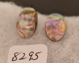 Vintage Mother of Pearl Earrings Screw Back - $15.99