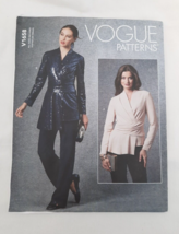 Easy Vogue Pattern V1658 ~ Misses' Lined Top w/ Attached Cummerbund ~ Size 8-22 - $10.84