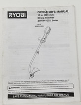 Ryobi ZRRY41002 Operator&#39;s Manual String Trimmer - £7.43 GBP