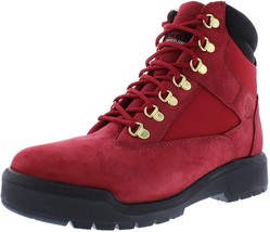 Timberland Mens 6 in Field Boots,Red/Black,8 - £143.85 GBP