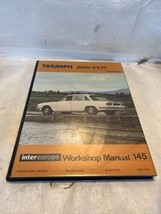Triumph 2000 &amp; 2.5 PI 1963-1972 Intereurope Workshop Manual No 145 June ... - $7.43