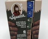 Dr. Squatch Men&#39;s Natural Bar Soap Variety Pack, 6 Count + Soap Saver - $41.58