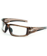 Safety Products by Hypershock Safety Glasses, Brown Frame with Clear Len... - $294.70 MXN