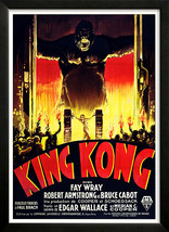 King Kong 1933 Movie Poster High Quality Framing - £38.54 GBP