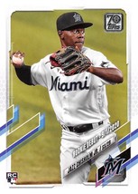 2021 Topps #US114 Jazz Chisholm RC Rookie Card Miami Marlins ⚾ - £0.70 GBP