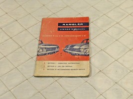 Rambler Owners Manual Classic 6 and V-8 Ambassador V-8 1960 AMC Auto Ephemera - £12.09 GBP