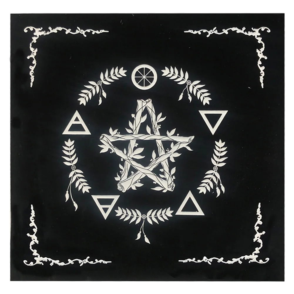 Tarot Card Tablecloth Divination Altar Cloth Corduroy/Non-woven for Solitaire Ta - £83.08 GBP
