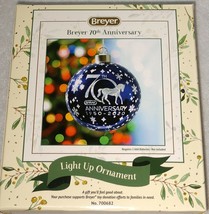 Breyer 70th Anniversary Light-Up Ornament Glass Holiday Christmas Horse - $23.99