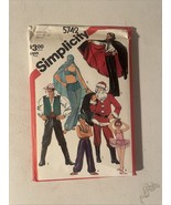 Costume Santa Pirate Adult 36-38 Sewing Pattern Simplicity 5742 Uncut - $20.49 CAD