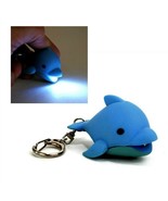 LED DOLPHIN KEYCHAIN with Light and Sound Cute Toy Animal Noise Key Chai... - $112.23 MXN