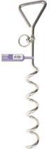 Steel TIE OUT Spiral PET STAKE &amp; Anchor screw in DOG TETHER 16&quot; SecureLi... - $28.33