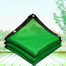 Customize About 85% UV Green Shade Cloth Taped Edge With Grommets - $4.42+