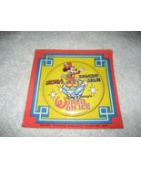 1989 Walt Disney&#39;s mickey mouse World on Ice Pinback/Emblem 3&quot; Button new - £15.56 GBP