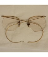 Vintage C.O.C. Fancy 1/10-12K GF Gold Wire Rim Geometric Eye Glasses - $41.93