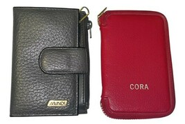 Lot of 6 Leather Wallets & Key Holders Mundi Ben Sherman Travel Princess Gardner image 8