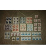 Vintage United States Postal Stamp Lot Unused Postage US USA USPS VTG Pe... - $59.40