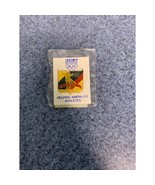 USA 1992 Albertville Ice Dance 1” Gold Tone Lapel Pin Sealed - £3.74 GBP